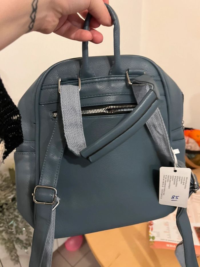 Sac à dos femme bleu - photo numéro 2