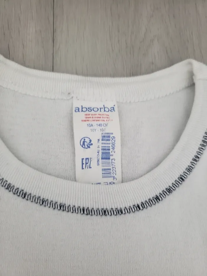 Maillot de corps absorba 10 ans - photo numéro 4