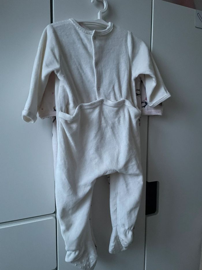 Duo pyjama lot 18 mois velours antidérapants - photo numéro 5