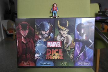 Marvel Dice Throne - Scarlet Witch, Thor, Loki, Spider-Man