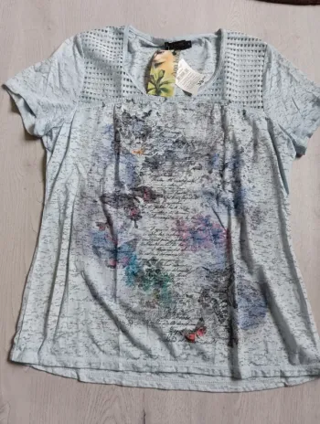 T-shirt Ana Isabel (neuf, bleu clair), XL / 42 / 14