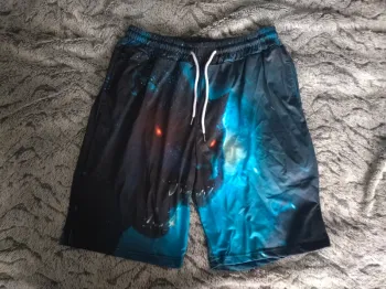 Short Loup Fenrir Viking Noir/Bleu - Taille L