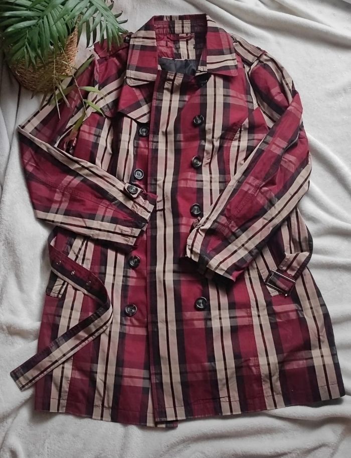 Trench imperméable imprimée taille M - photo numéro 2