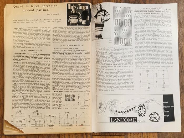 Ancien magazine 1961 Modes et travaux avec 3 patrons + supplément n°731 vintage - photo numéro 18