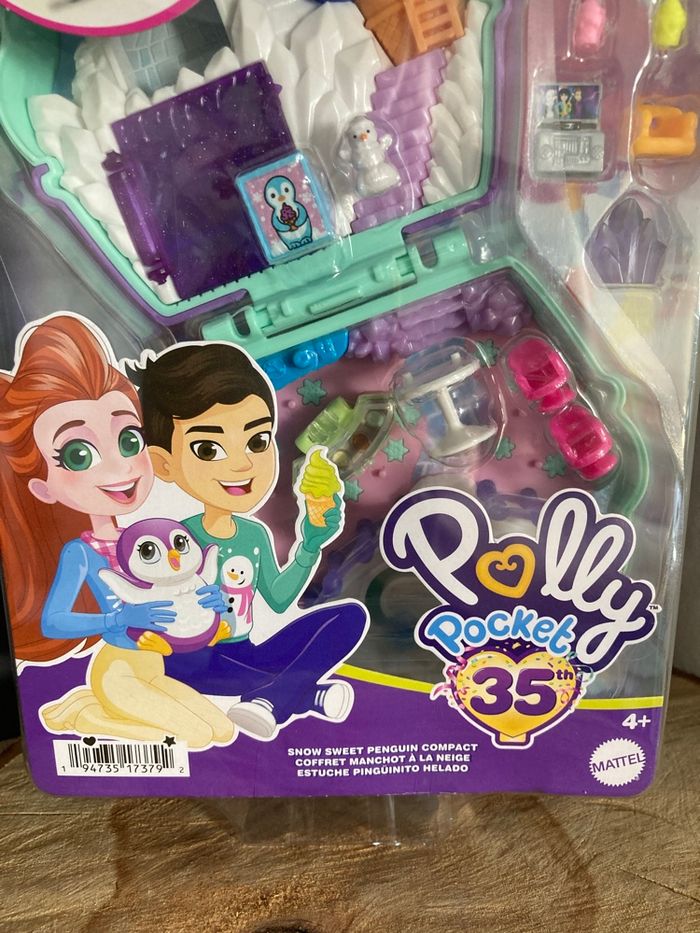 Coffret Polly pocket Pingouin des neiges avec personnages et accessoires neuf sous blister - photo numéro 6