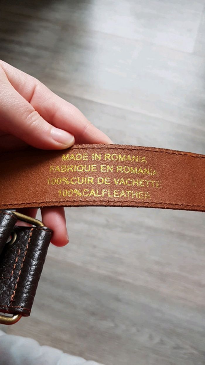 Ceinture en cuir - photo numéro 3