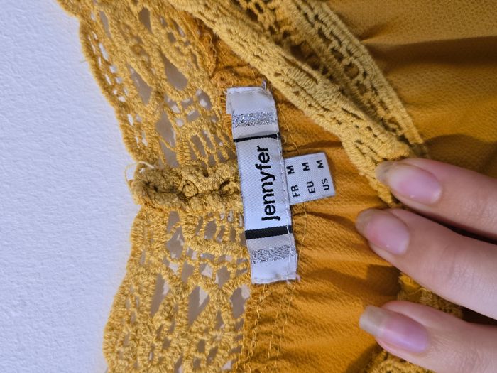 Combishort avec Dentelles Jaune - photo numéro 5