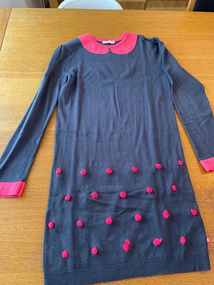 Robe manche longue 10 ans fille
