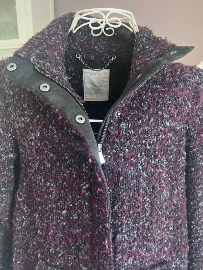 Manteau bordeaux - photo numéro 3
