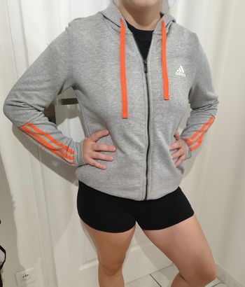 Sweat à zip à capuche Adidas