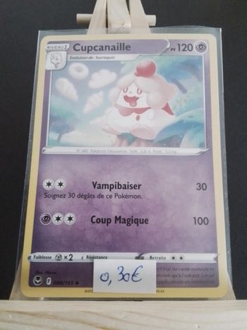 Carte Pokémon Cupcanaille 84/195