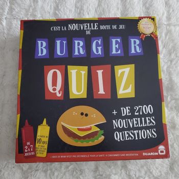 🎲 Jeu de société Burger Quiz – Complet