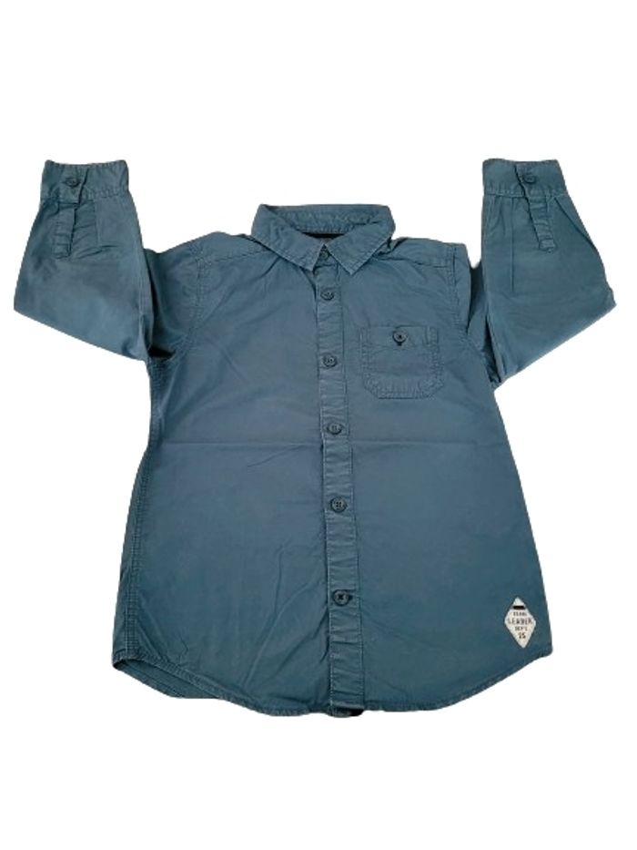 Garçon (taille 6 ans) : belle chemise bleu pétrole