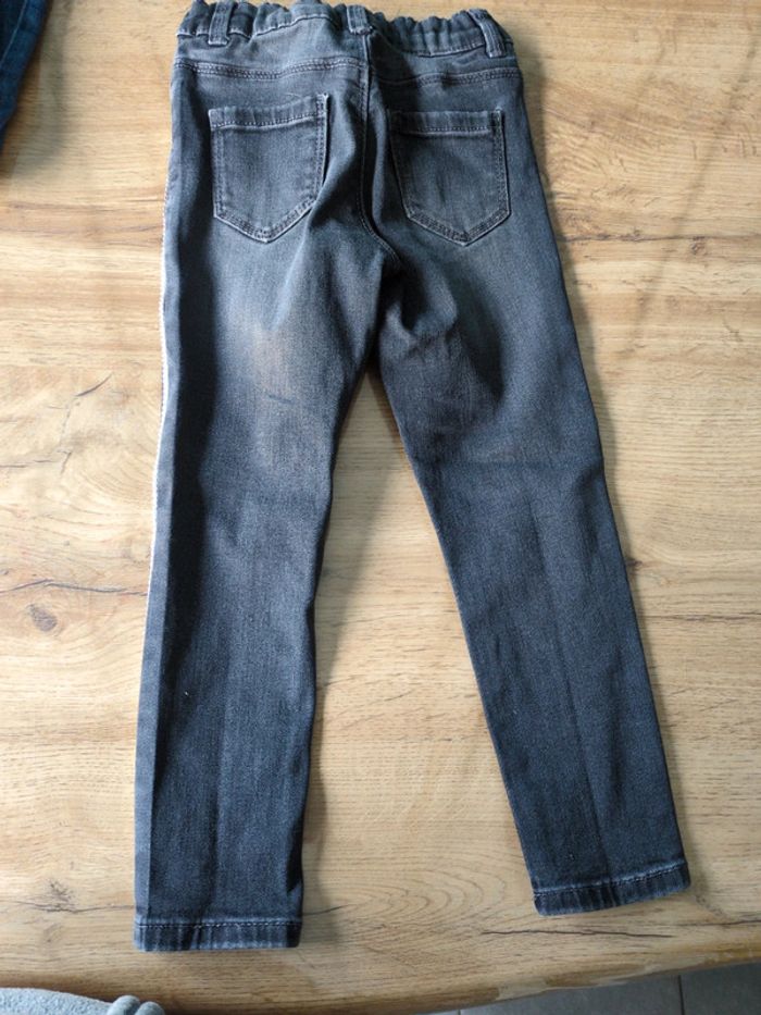Jean skinny gris foncé fille 5 ans - photo numéro 5