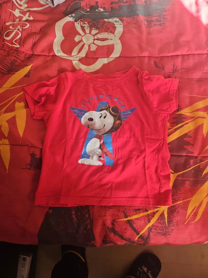 tshirt snoopy taille 4ans - photo numéro 2