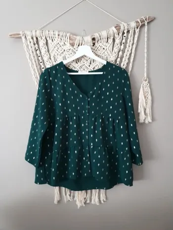 Blouse verte Taille 38