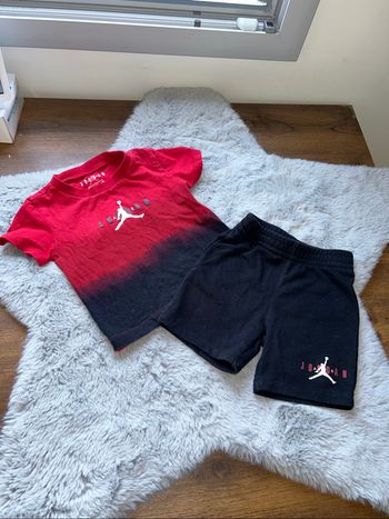 Ensemble short rouge et noir - 24 mois - Jordan