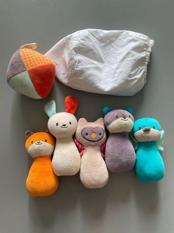 Jeu de quille Galopins des bois coton bio