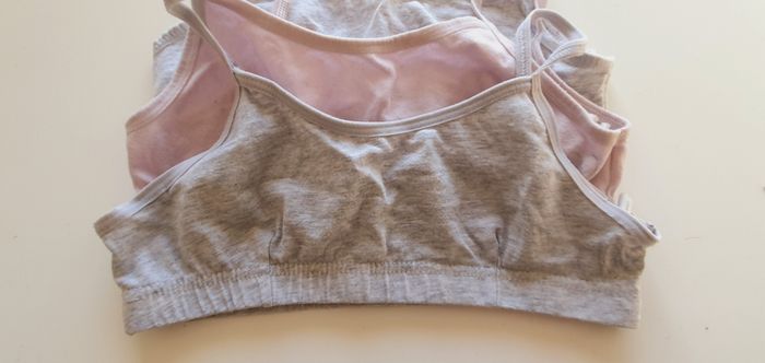 Lot de 3 brassières lilas/gris Orchestra 10 ans