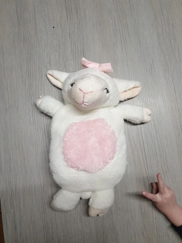 Doudou nounours mouton fille