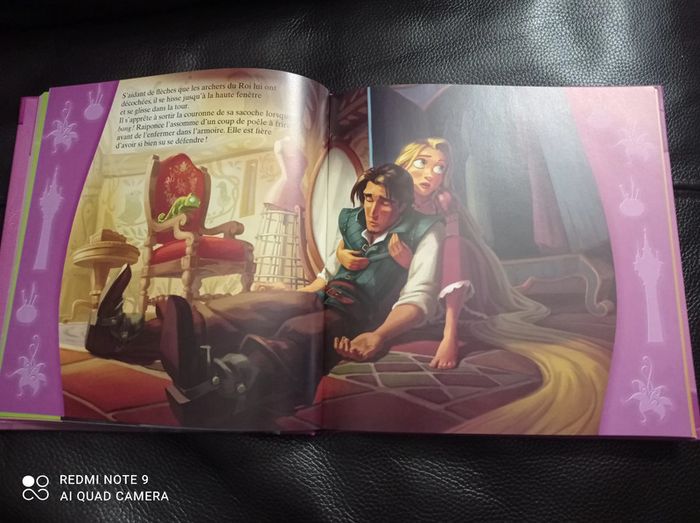 Livre album enfant disney, Raiponce, Éditions Hachette Jeunesse - photo numéro 2