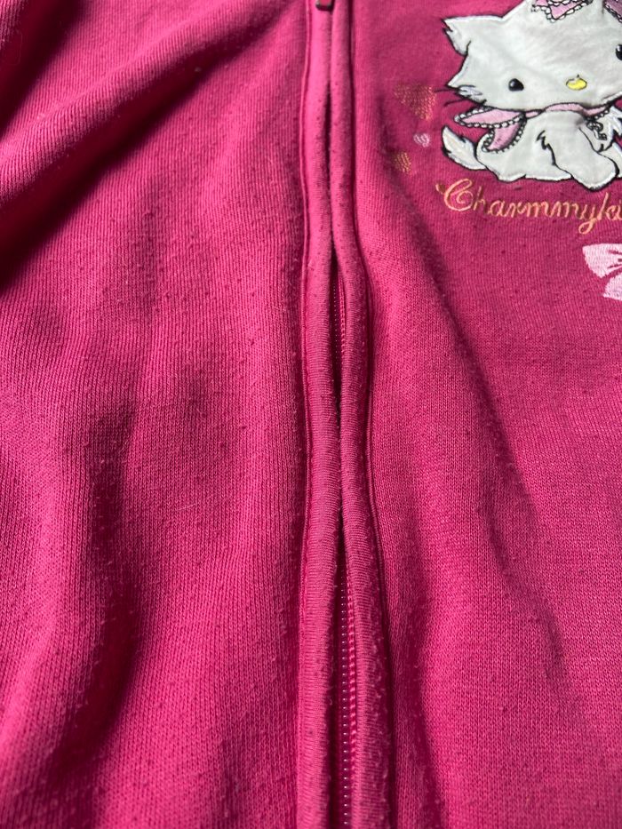 Gilet zippé à capuche hello kitty - photo numéro 3
