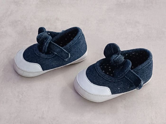 Chaussures bébé fille jeans - 18 - photo numéro 2