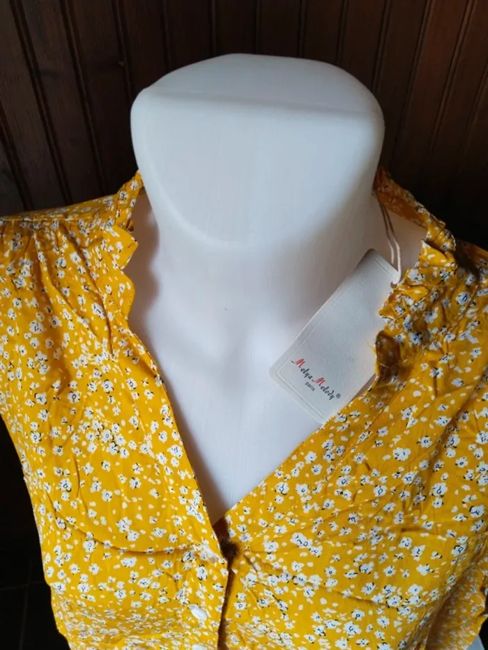 Jolie blouse tunique femme marque Melya Melody taille 46 48 - photo numéro 5