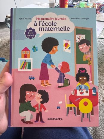 Livre ma première journée à l’école maternelle