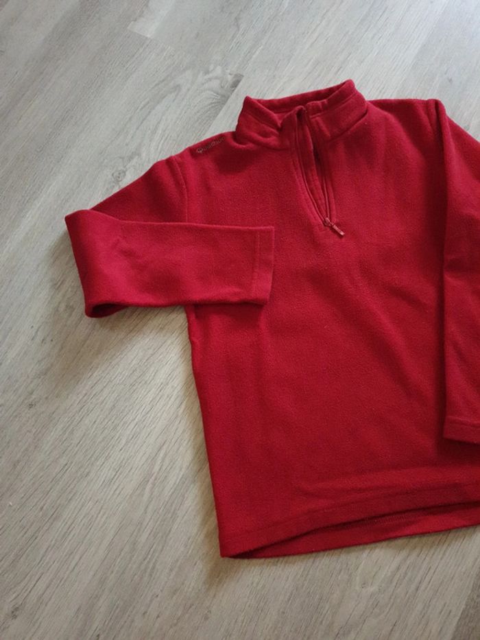 Sweat polaire 8 ans rouge - photo numéro 3