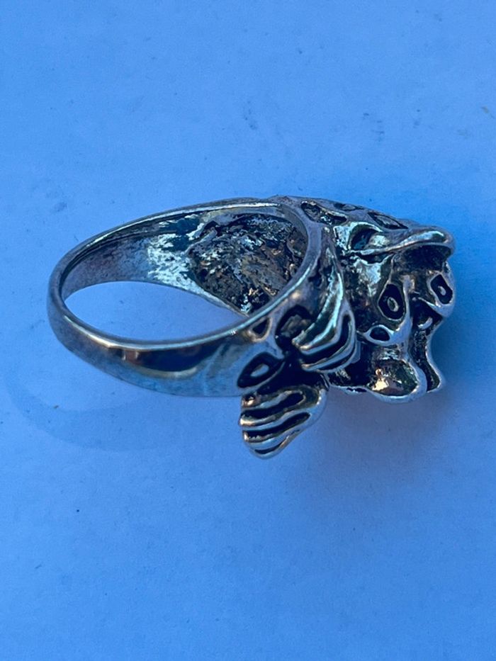 Bague mixte fantaisie tête de panthère neuve - photo numéro 4