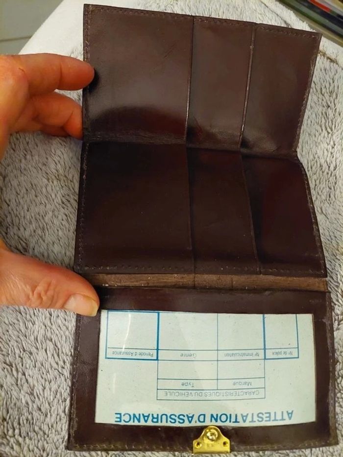 Porte Monnaie Portefeuille Marron - photo numéro 6