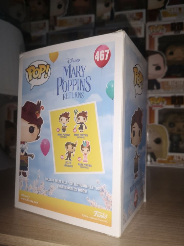 Funko pop Disney Mary Poppins Returns 467 Mary Poppins With Bag - photo numéro 3