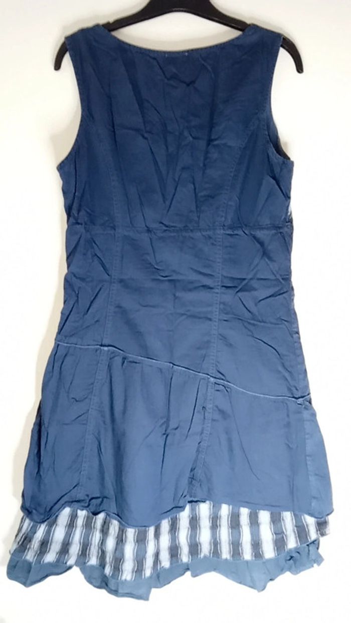 Robe bleu - cache cache - Taille M/38 - photo numéro 4