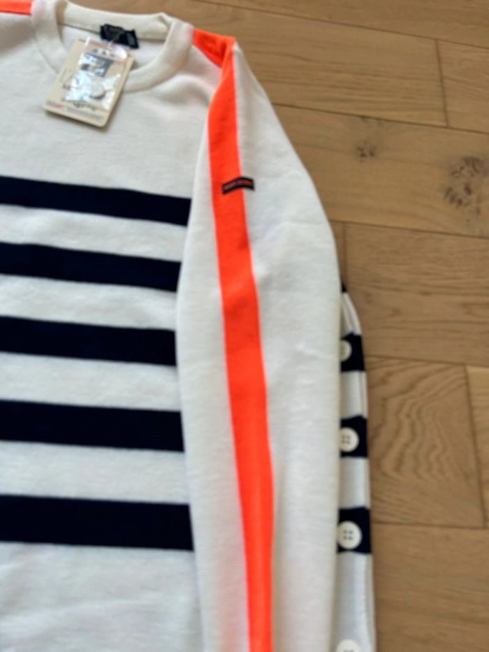 Pull laine Saint James modèle Chausey Neuf taille 40 made in France - photo numéro 6