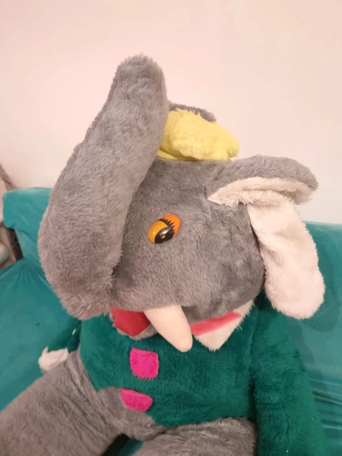Énorme peluche Babar plus d'un mètre - photo numéro 4