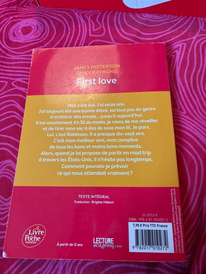 Livre First Love - James Patterson - photo numéro 2
