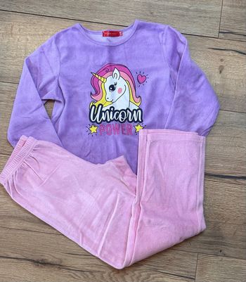 🌸 Pyjama licorne – 10 ans 🌸