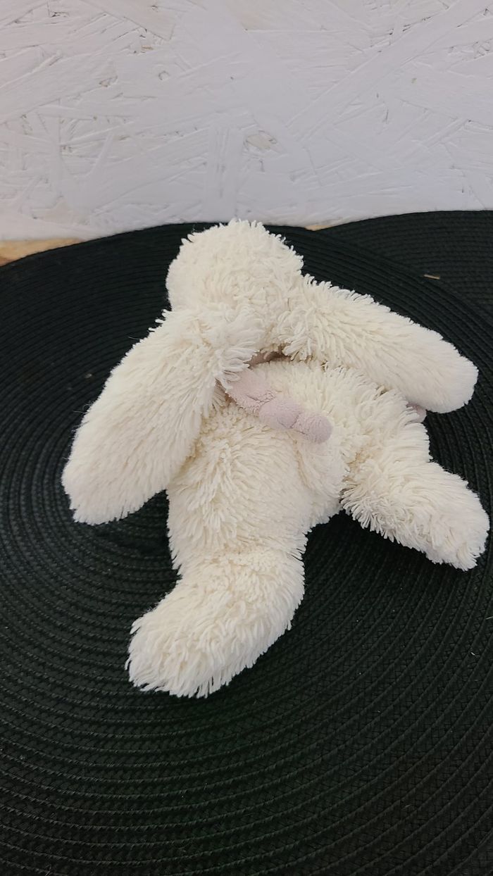 Doudou et compagnie lapin blanc rose Bonbon Avent - photo numéro 4