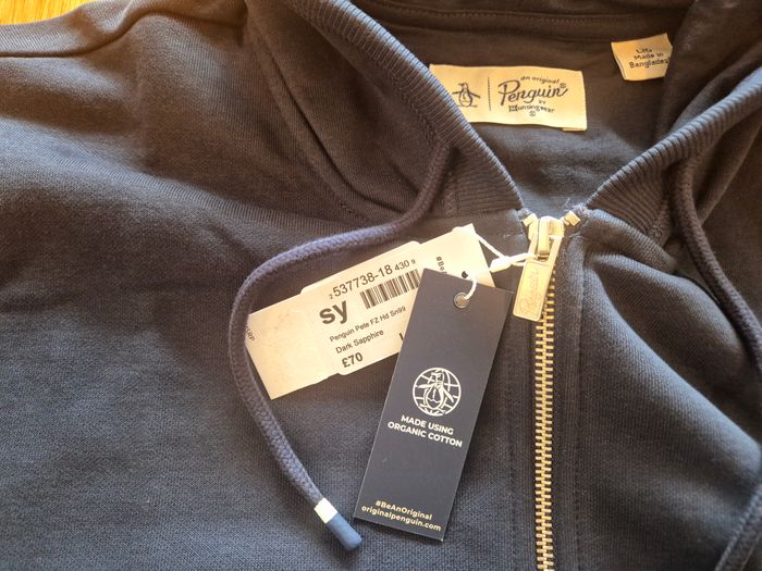 Veste De Jogging "Original Penguin" Bleu Marine Taille L neuf sous blister. - photo numéro 10