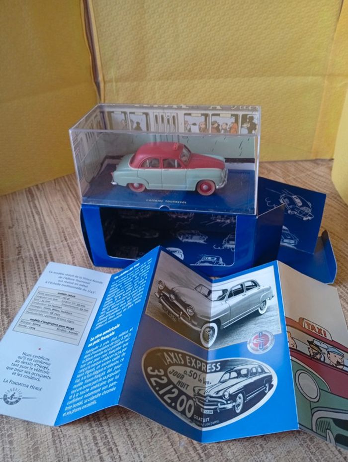 En voiture Tintin L'Affaire tournesol Hergé moulinsart 2003 - photo numéro 2