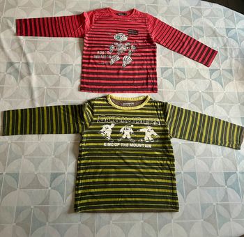 Lot de 2 t shirts - garçon - 6 ans - NKY - en très bon état