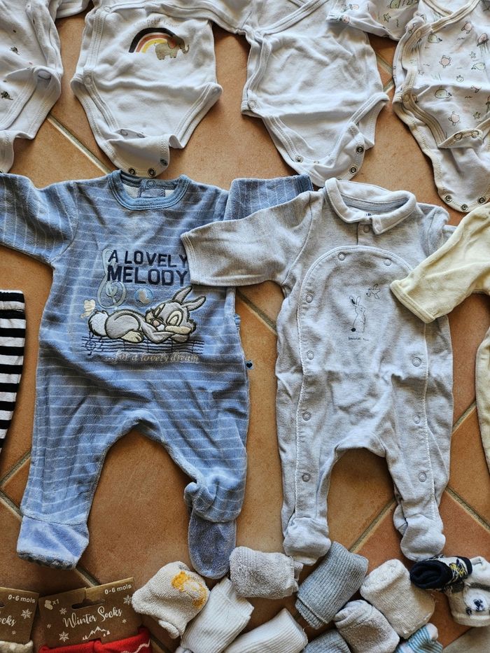 Lot 1 mois garcon pyjamas bodies pantalon tee shirt - photo numéro 4