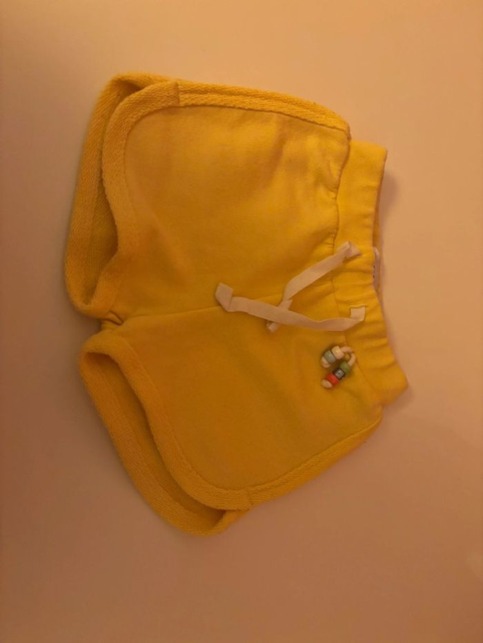 Short jaune P’tit Filou 12M - photo numéro 3