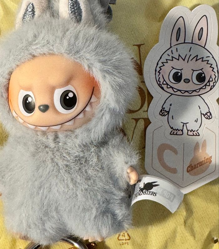 labubu pin for love letter "C"