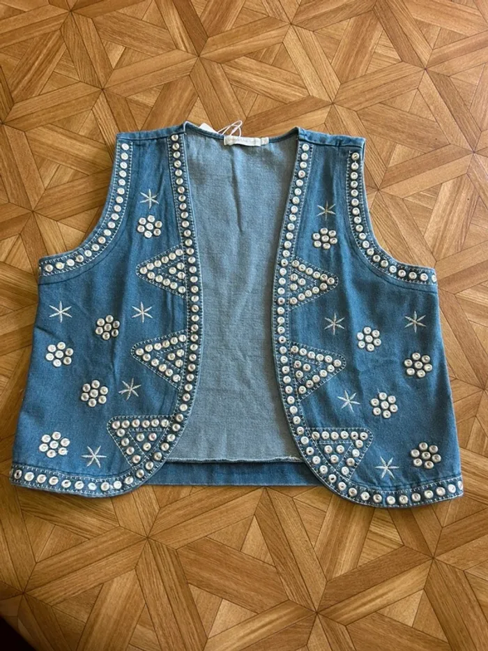 top femme veste femme veste sans manches taille 38 taille 40 gilet sans manches femme - photo numéro 2