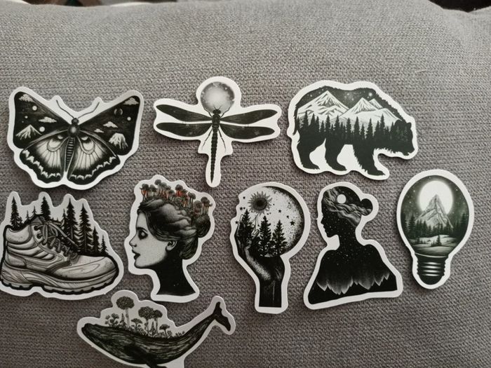 Stickers nature noir et blanc - photo numéro 4