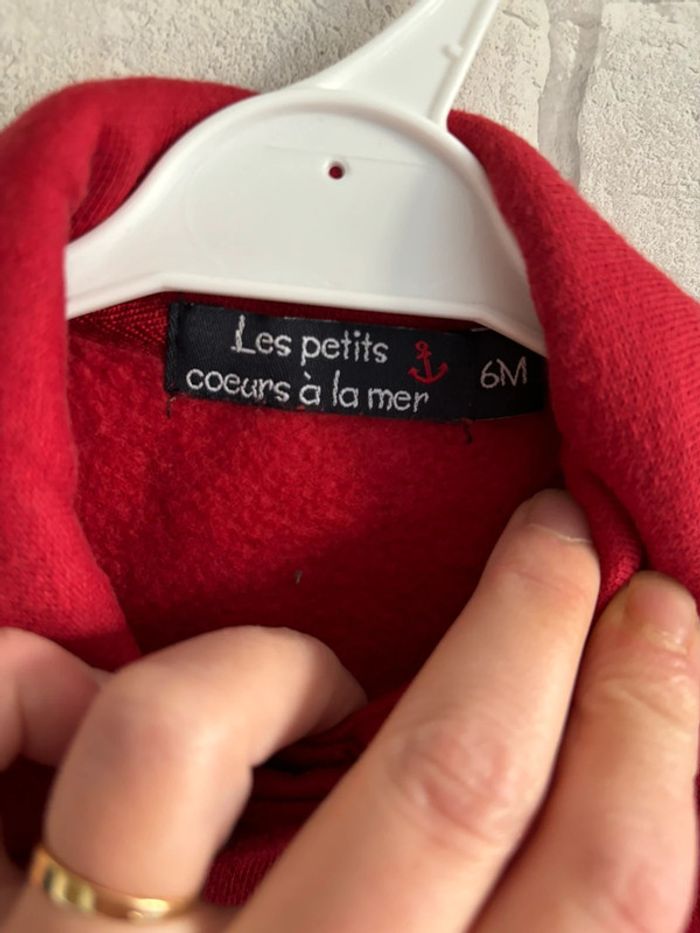 Veste  Les Petits Cœurs À La Mer taille 6 mois - photo numéro 3