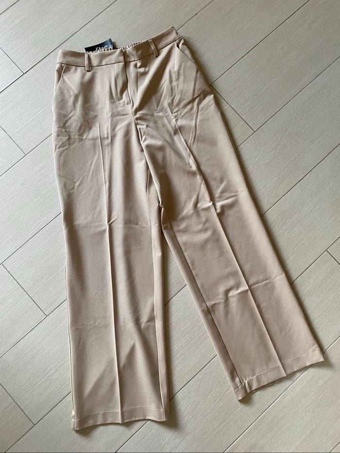 Etam pantalon large beige 40