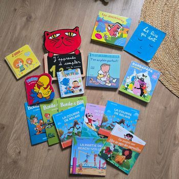 Lot de divers livres enfants 
Barbapapa boule & bill les dinosaures mac donalds..